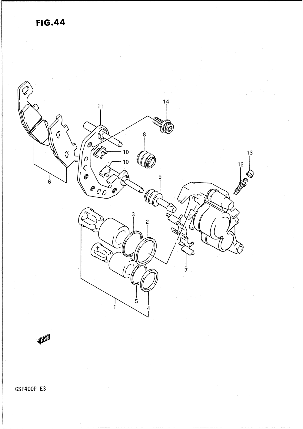 Front caliper