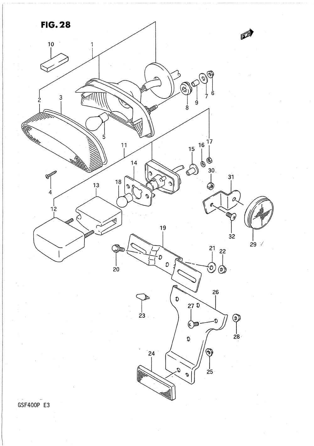 Rear combination lamp