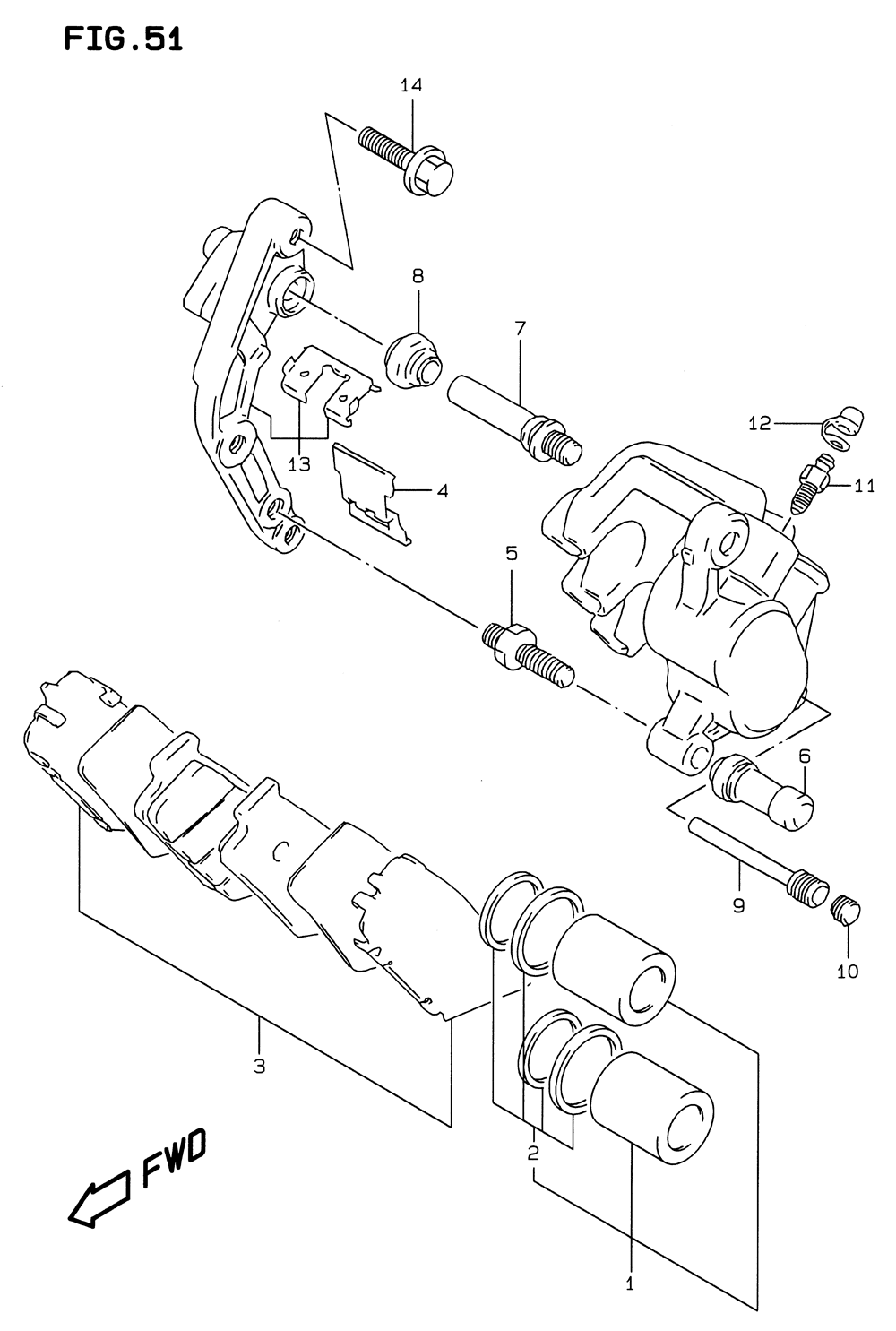 Front calipers