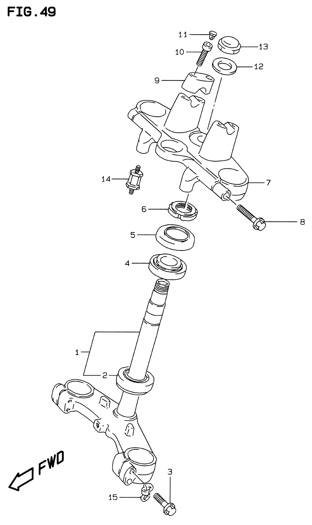 Steering stem