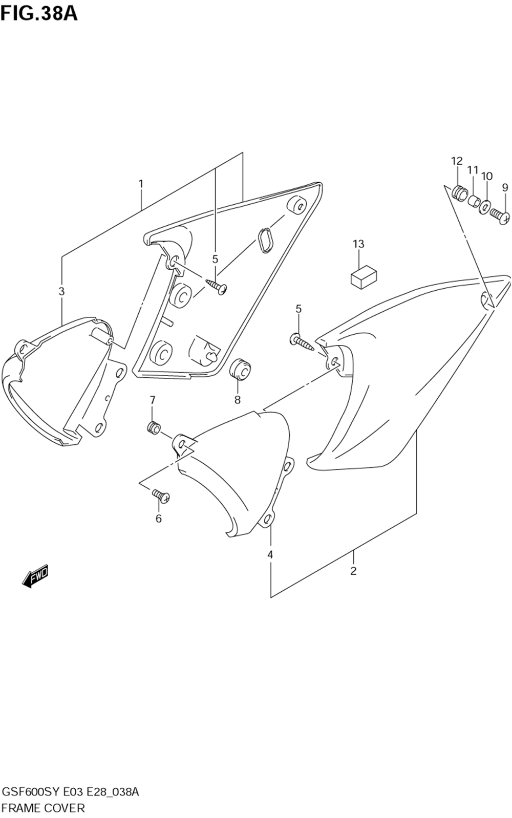 Frame cover (model k2_k3)