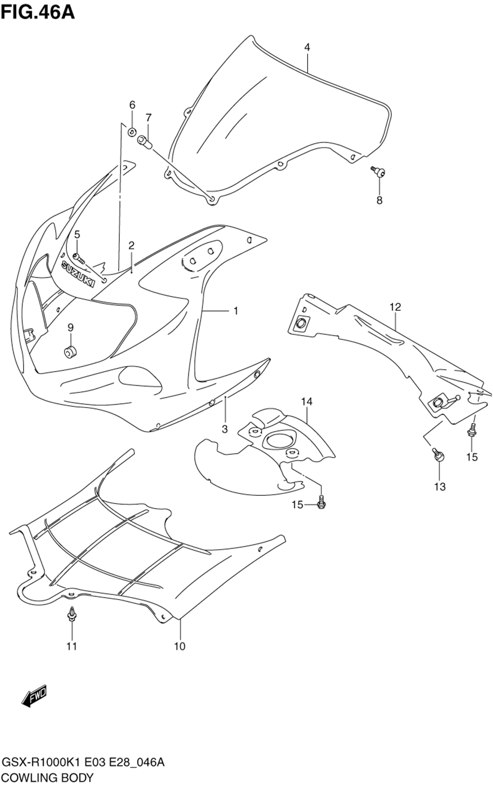 Cowling body (model k2)