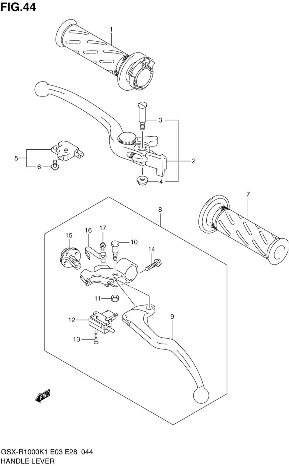 Handle lever