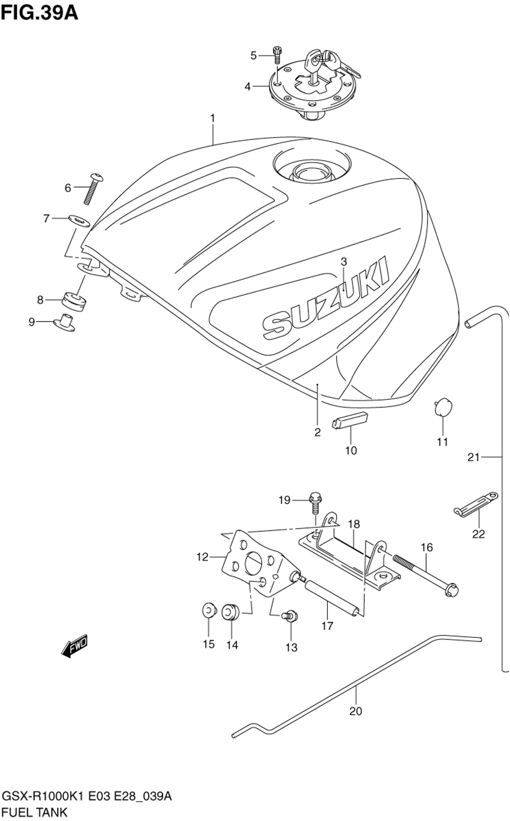 Fuel tank (model k2)