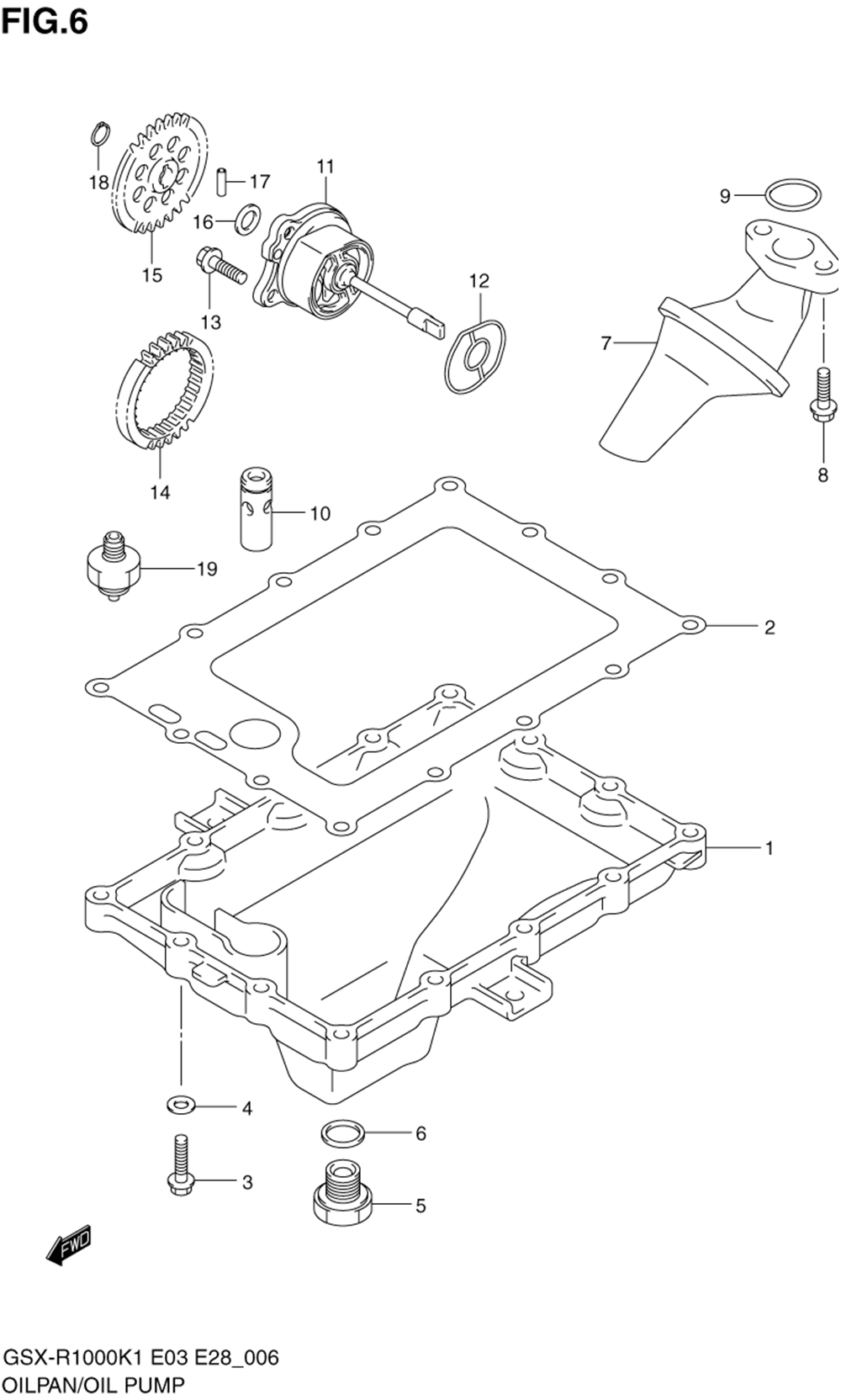 Oil pan - oil pump