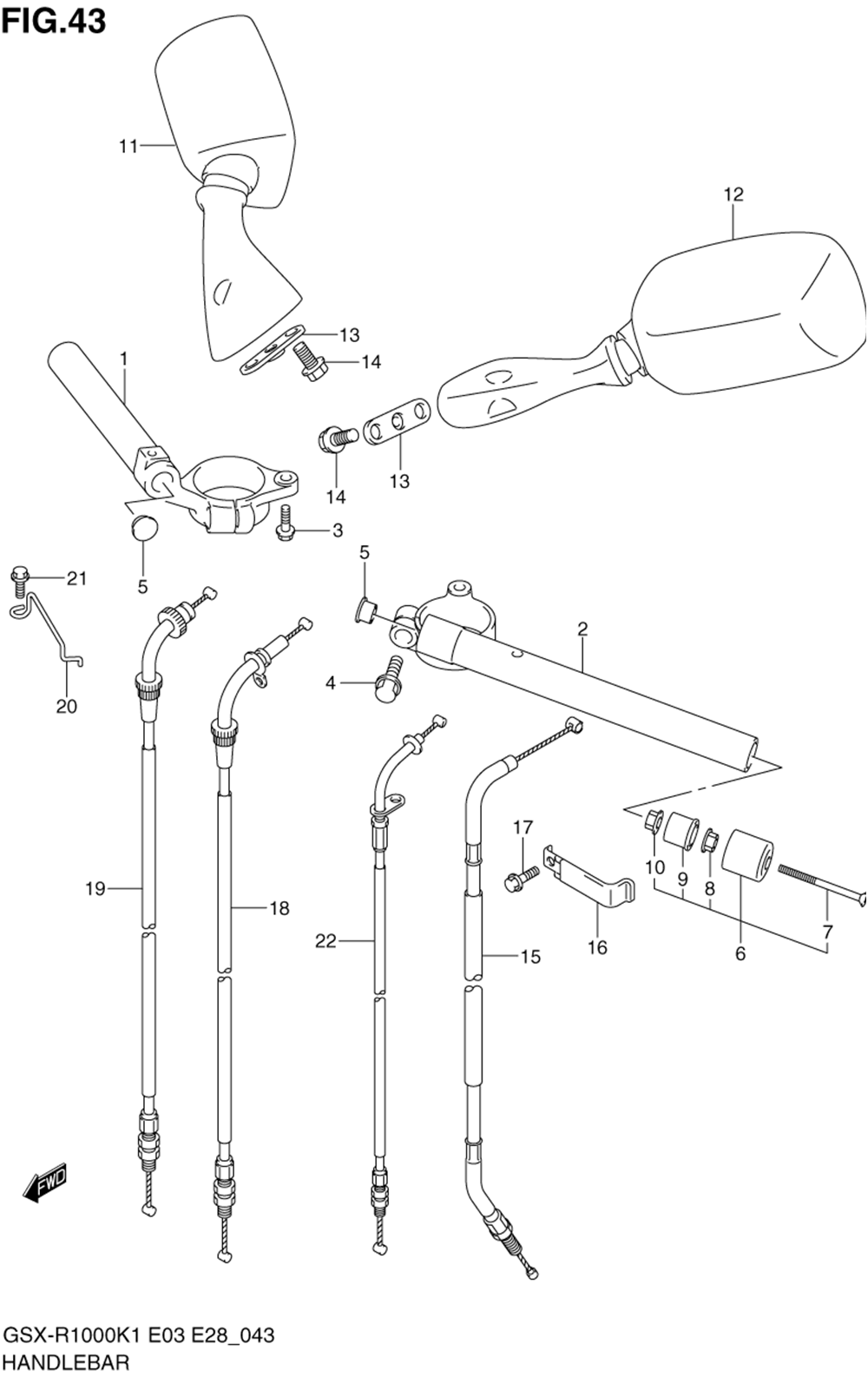 Handlebar (model k1)