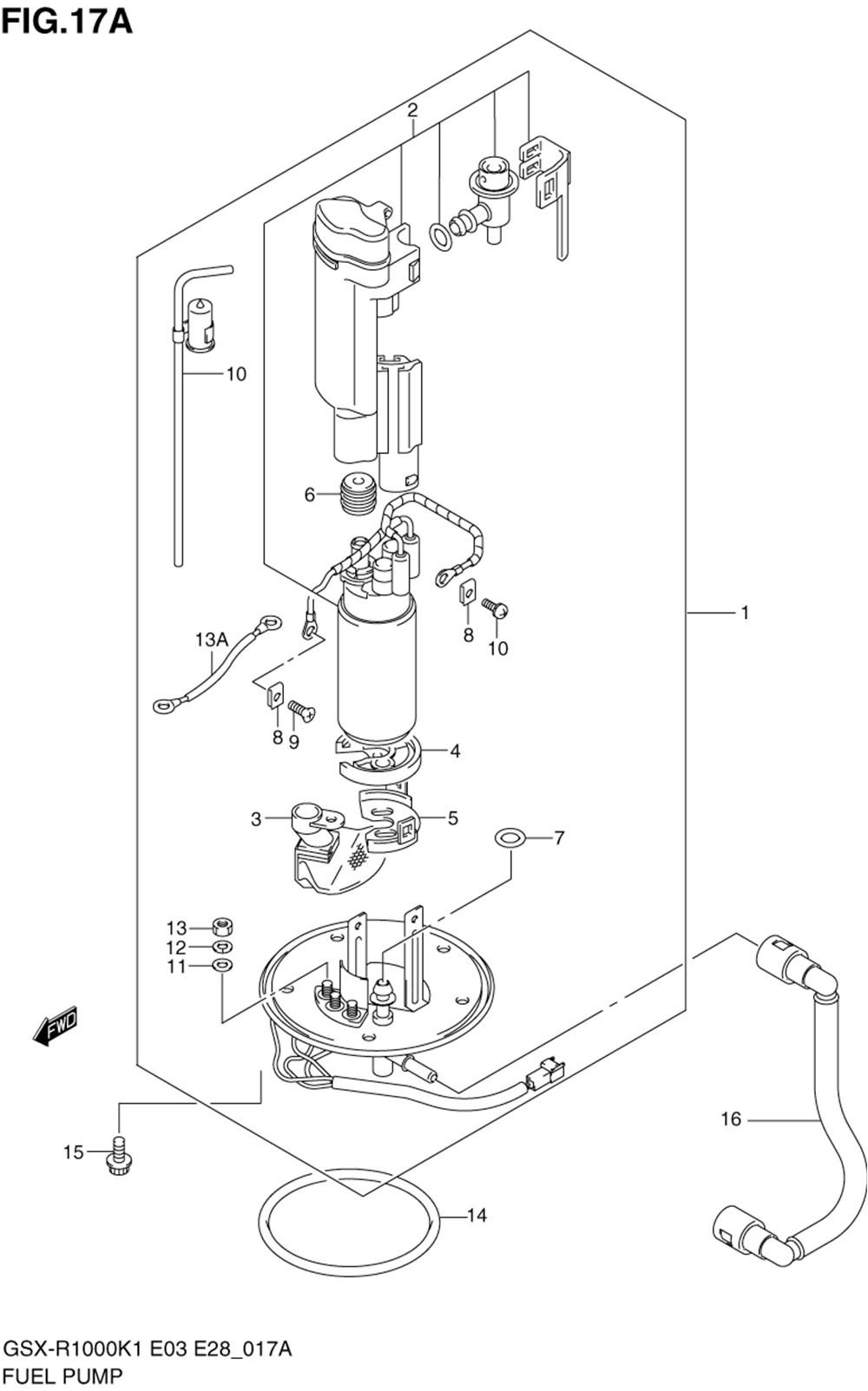 Fuel pump (model k2)