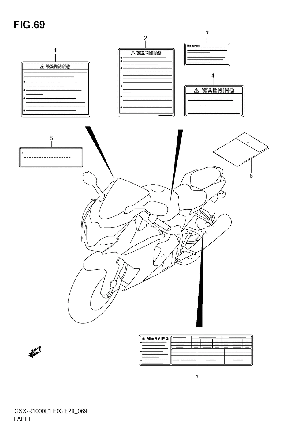 Label (gsx-r1000l1 e33)