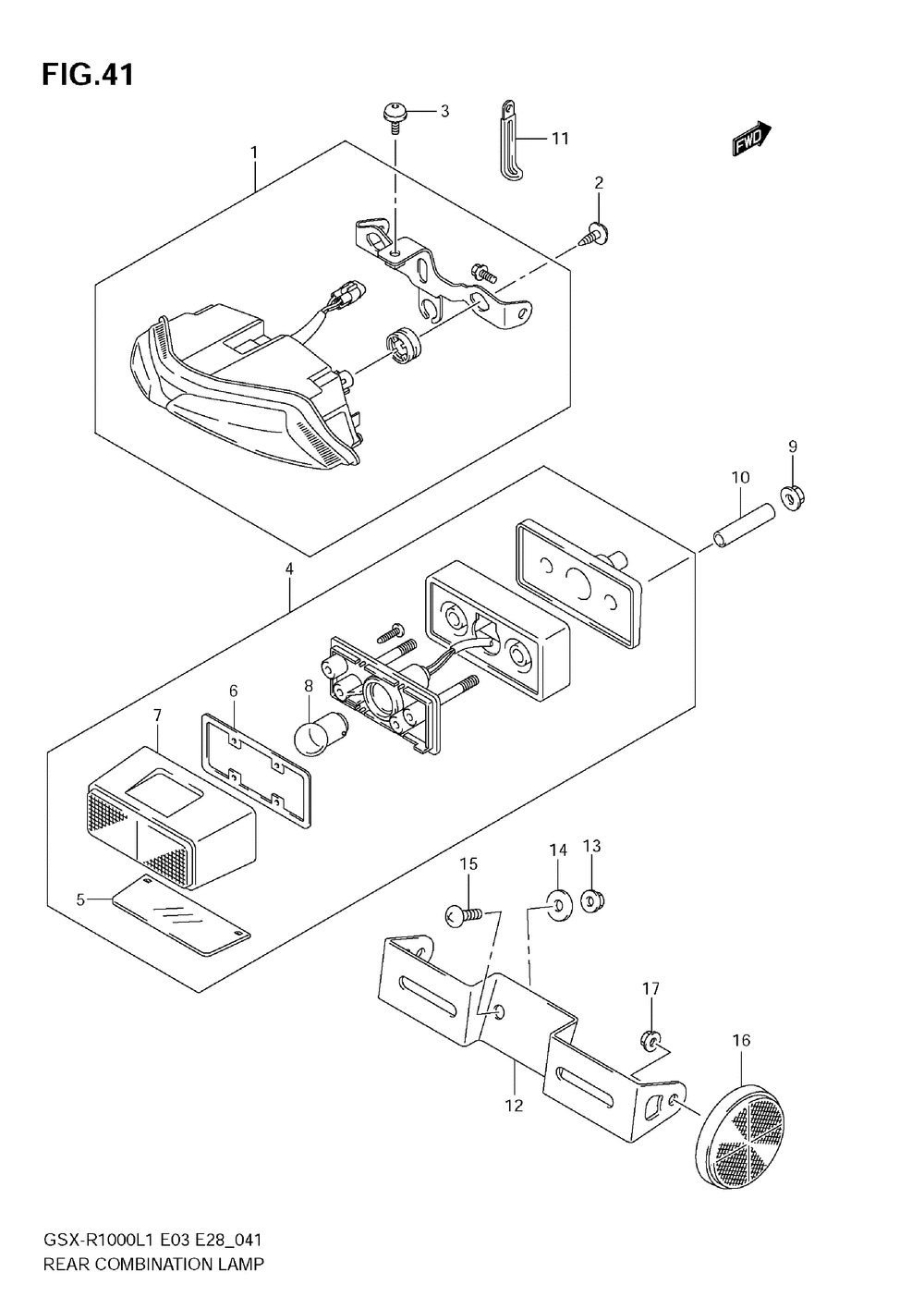 Rear combination lamp