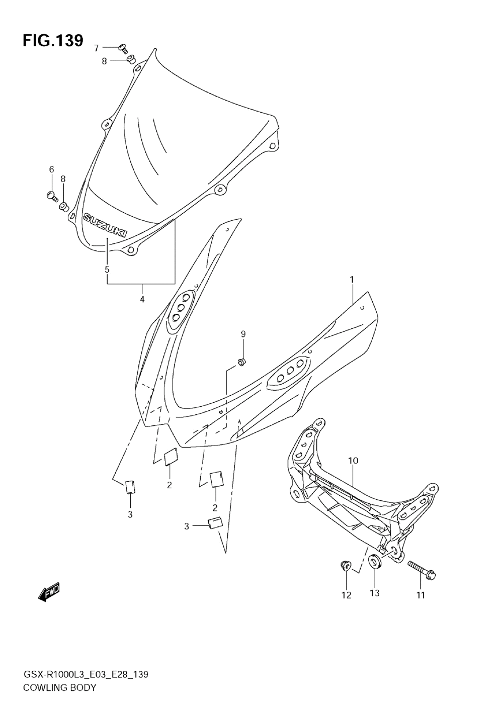 Cowling body (gsx-r1000zl3 e03)