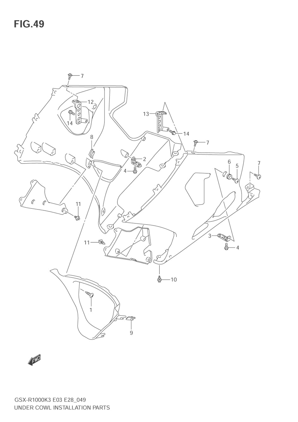 Installation parts