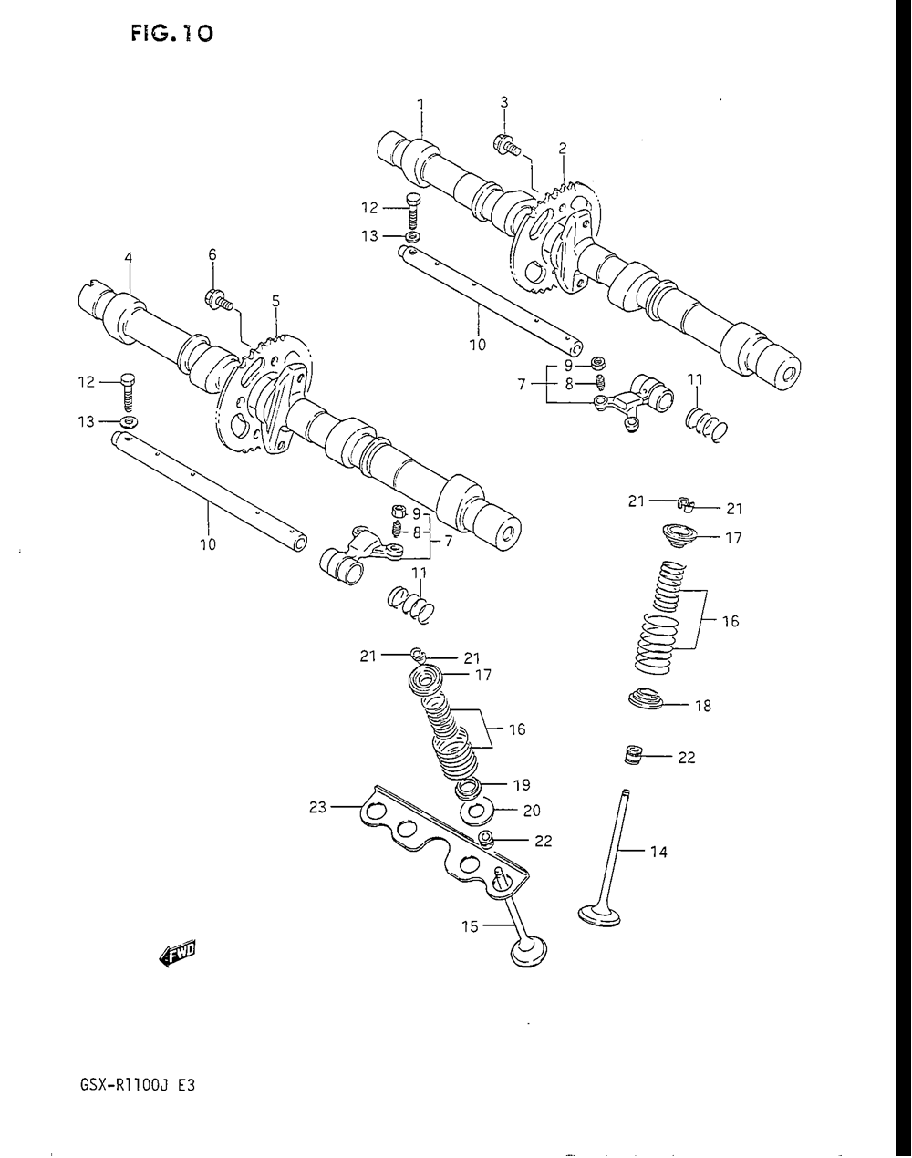 Cam shaft - valve