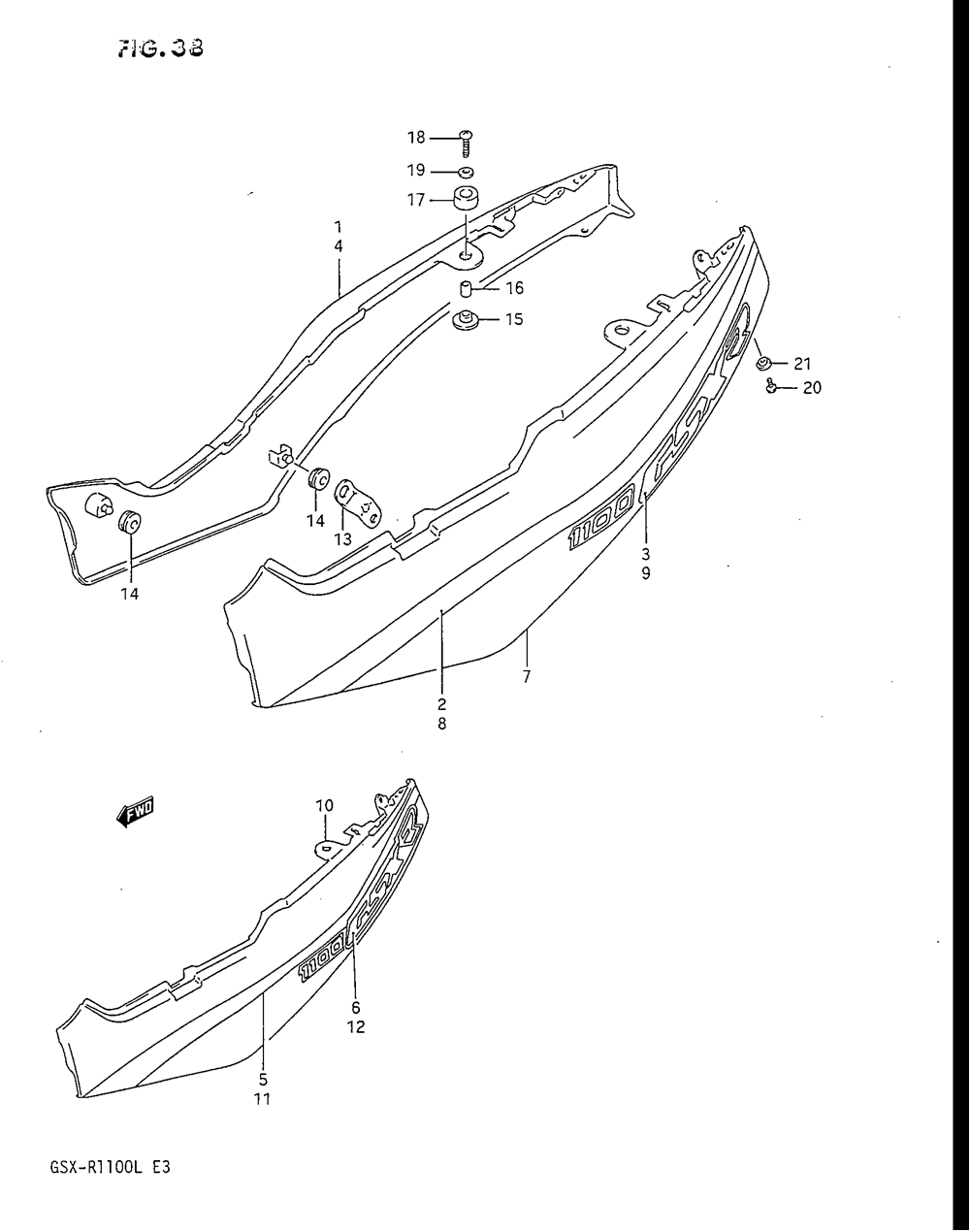 Frame cover (model k)