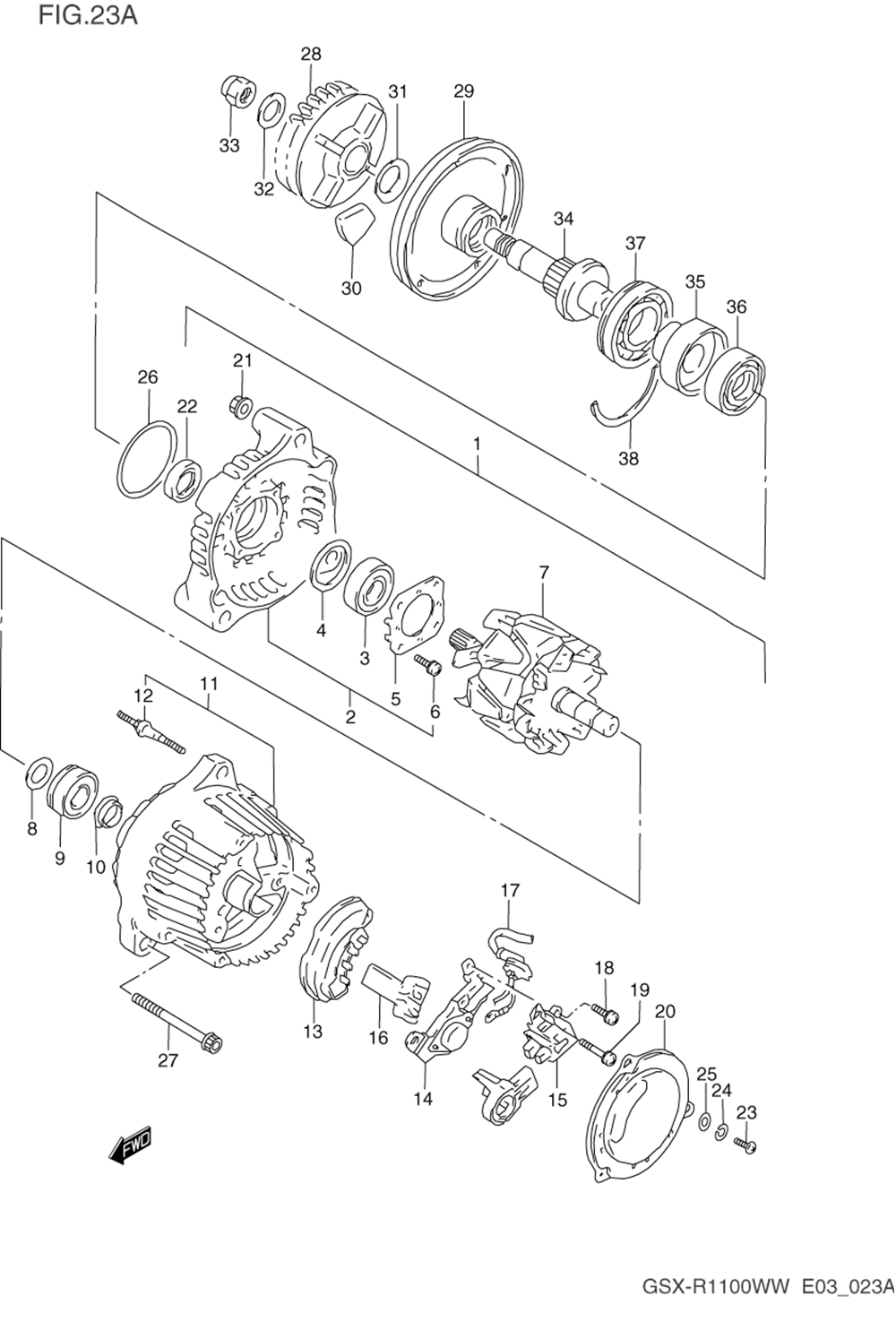 Alternator (model s_t_v_w)