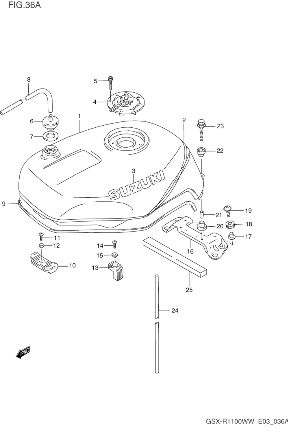 Fuel tank (model s)