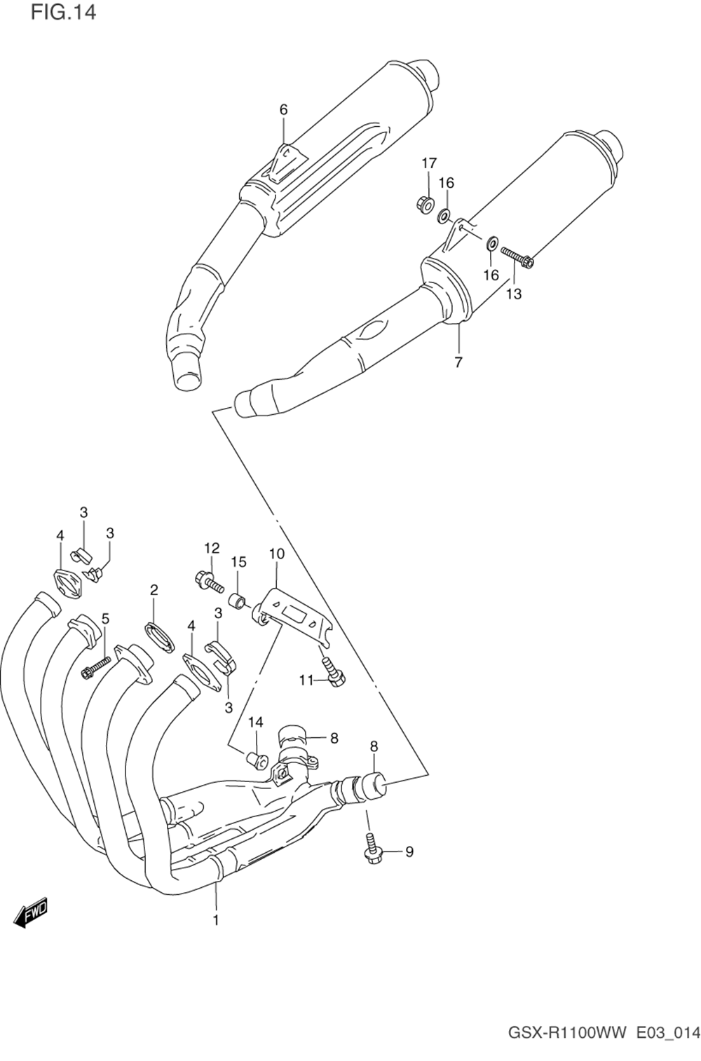 Muffler (model p_r)