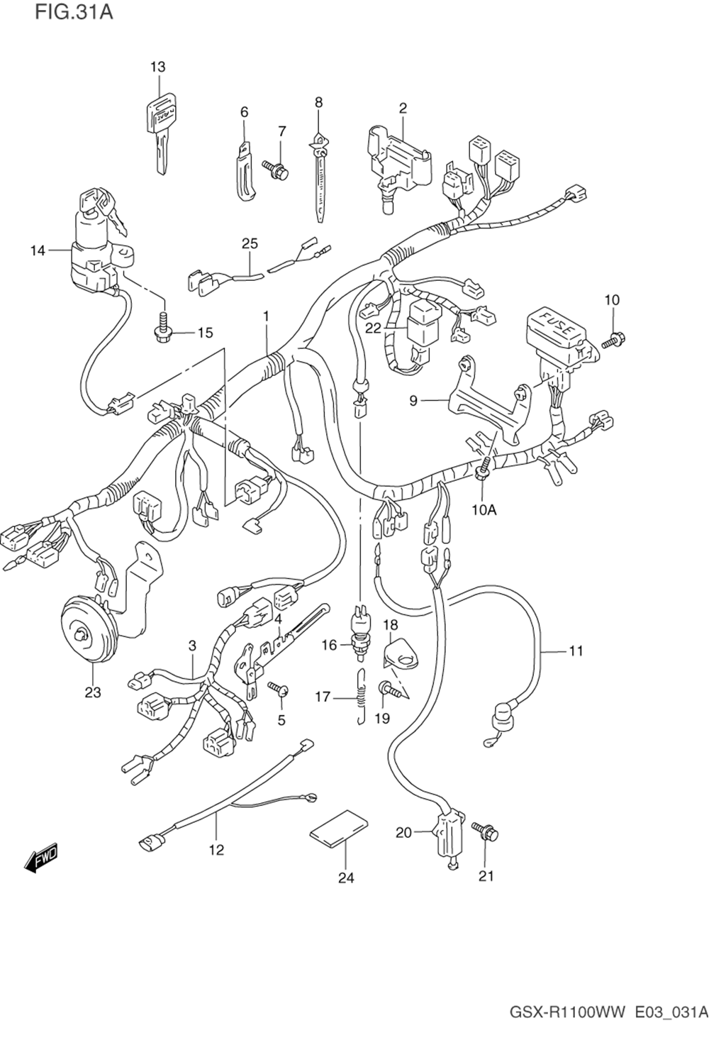 Wiring harness (model s_t_v_w)