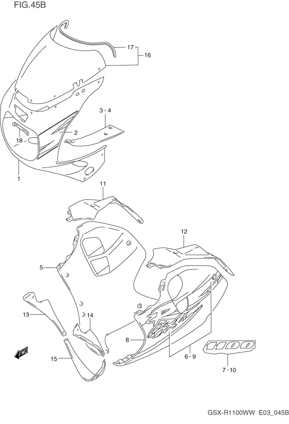 Cowling body (model r 33j)