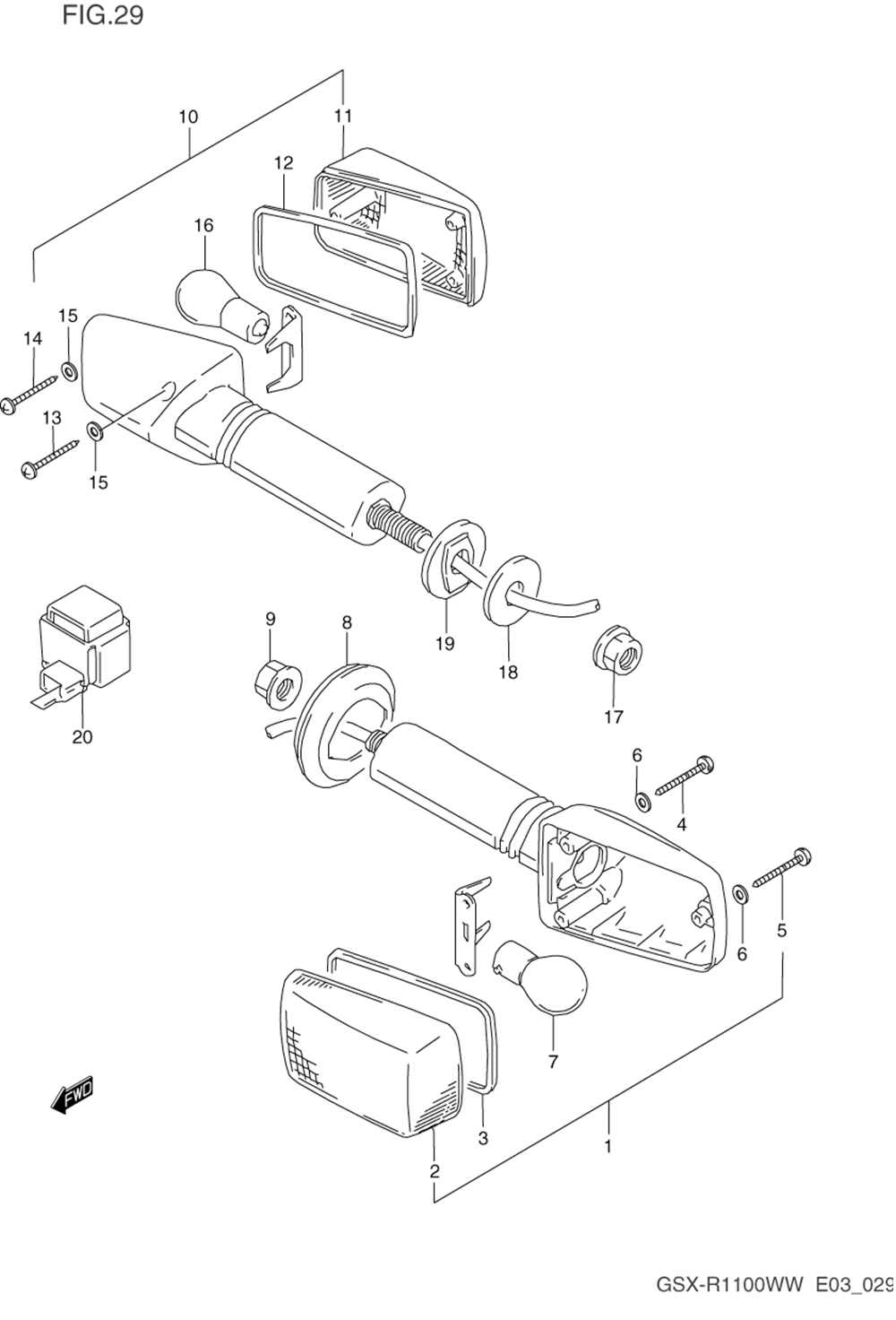 Turnsignal lamp