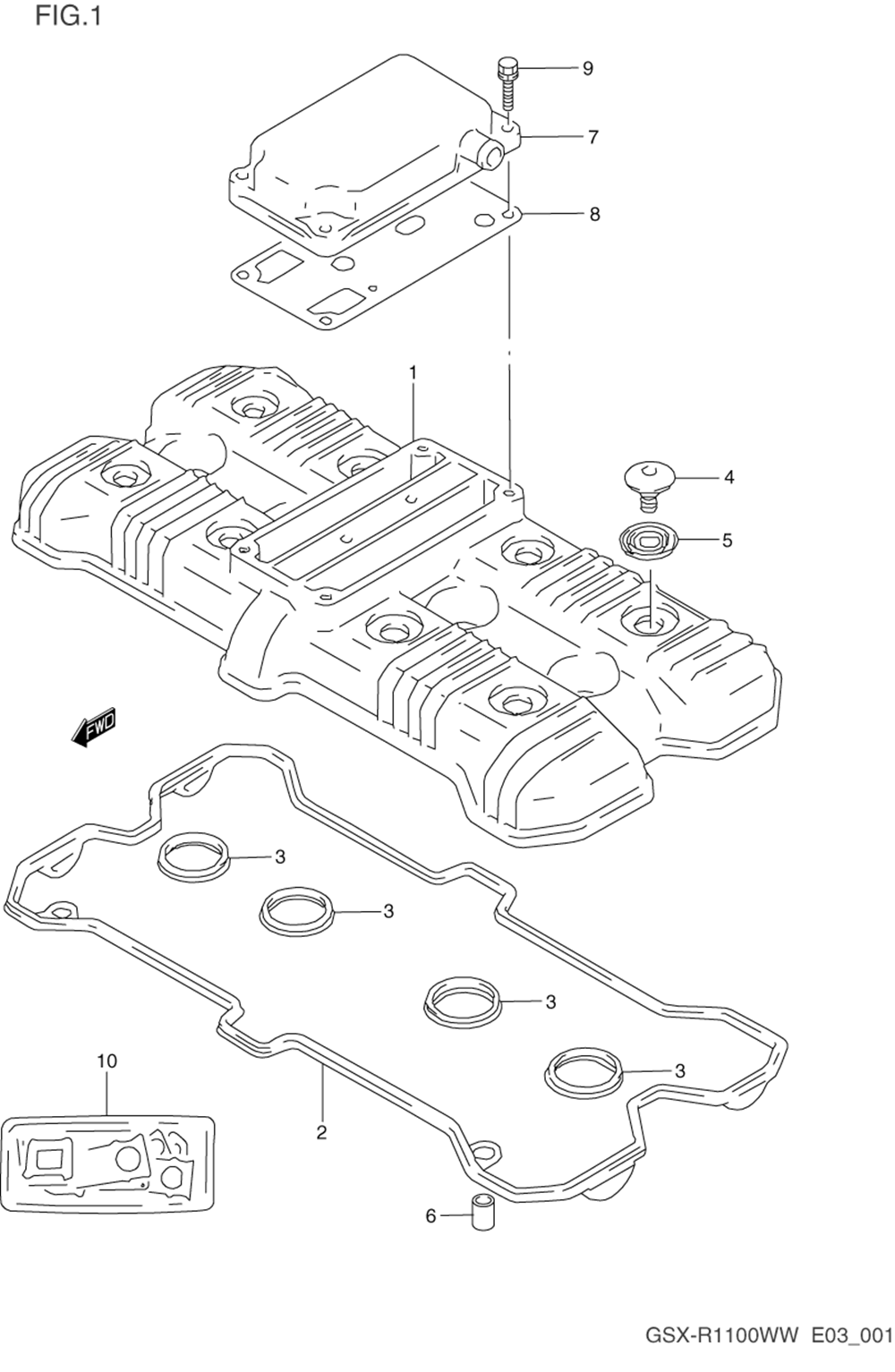 Cylinder head cover