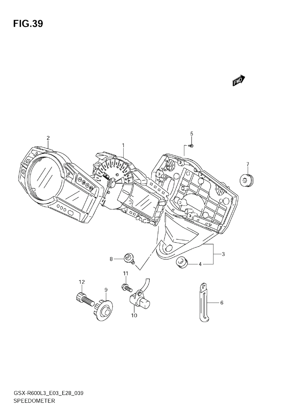 Speedometer (gsx-r600l3 e33)