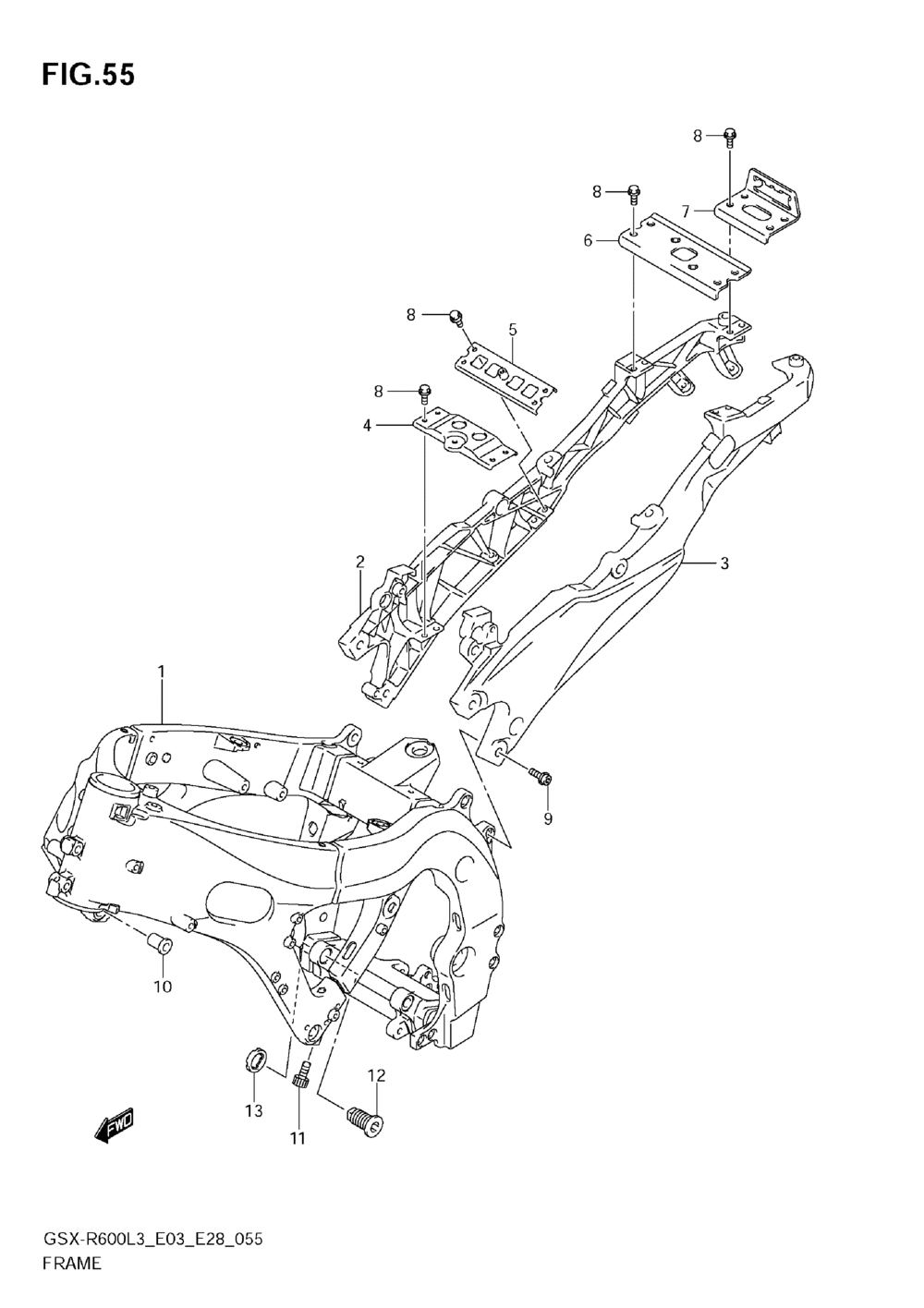 Frame (gsx-r600l3 e33)