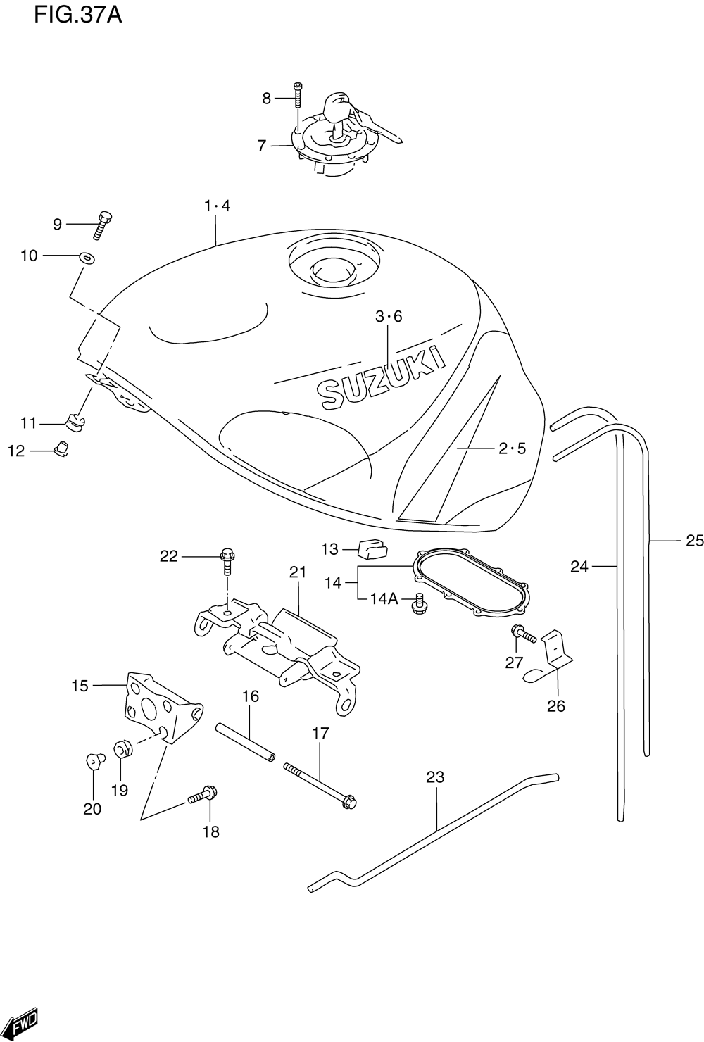 Fuel tank (model w)