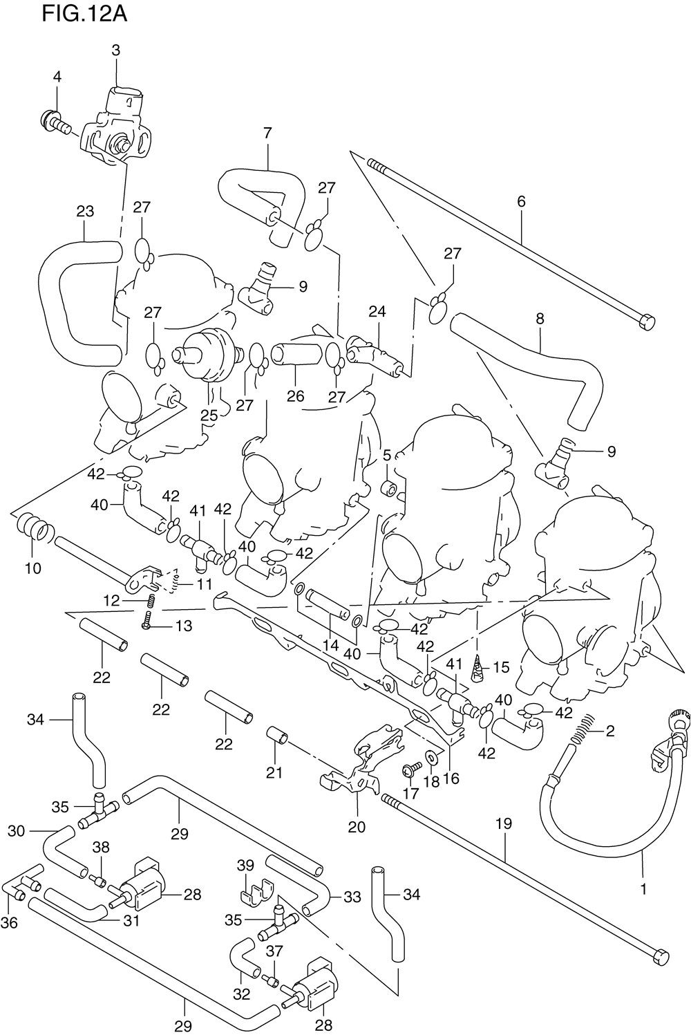 Carburetor fittings (model w_x_y)
