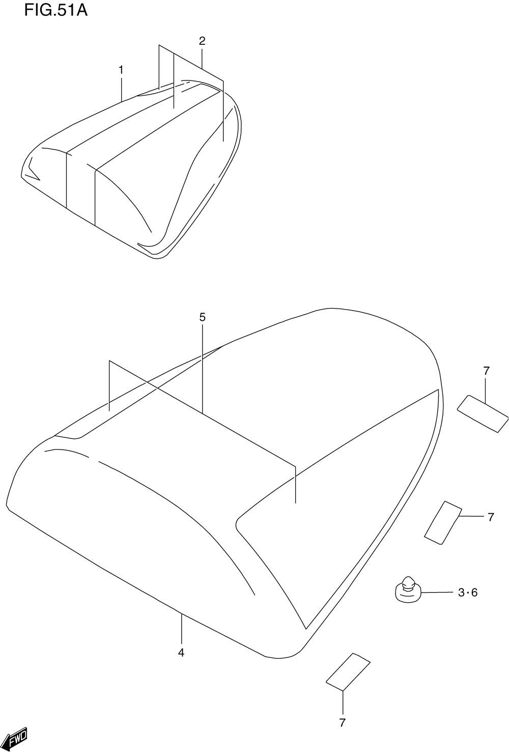 Seat tail box (model w)