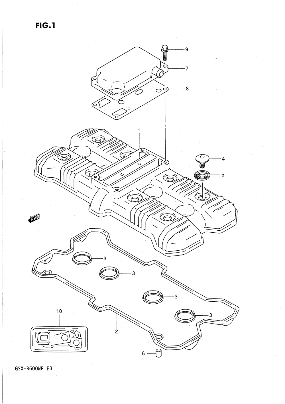 Cylinder head cover