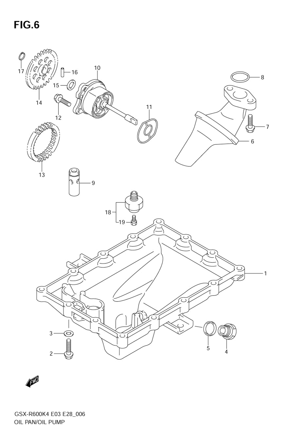 Oil pan - oil pump