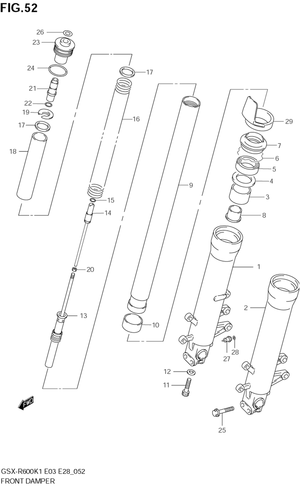 Front damper