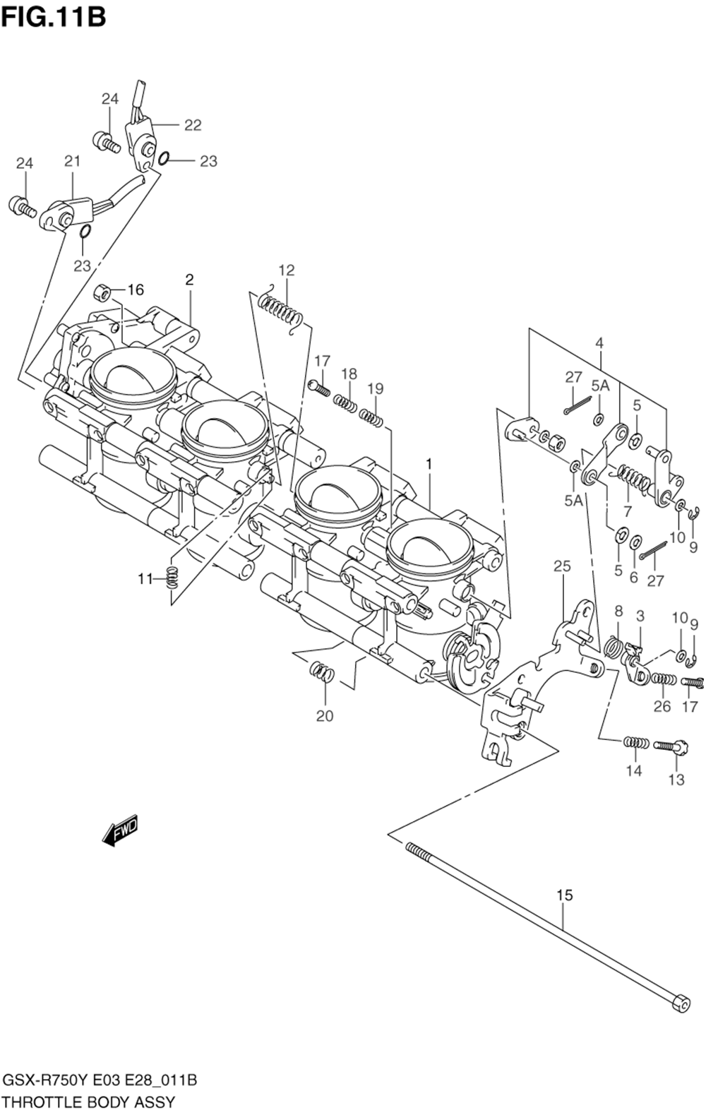 Throttle body (model k2)