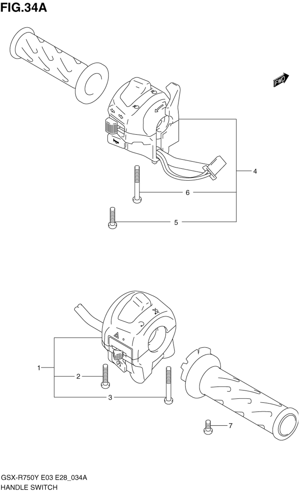 Handle switch (model k3)