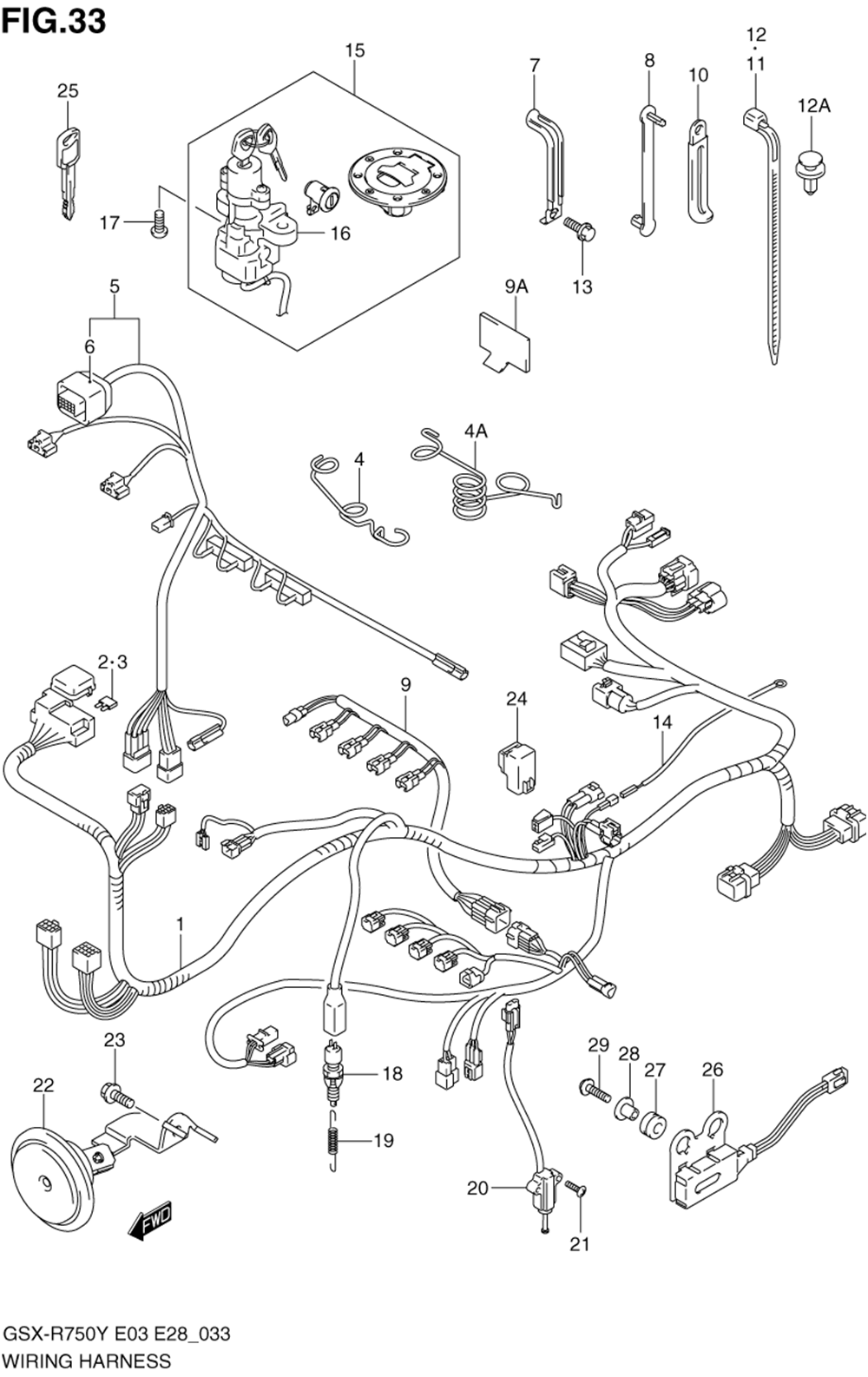 Wiring harness (model y_k1)