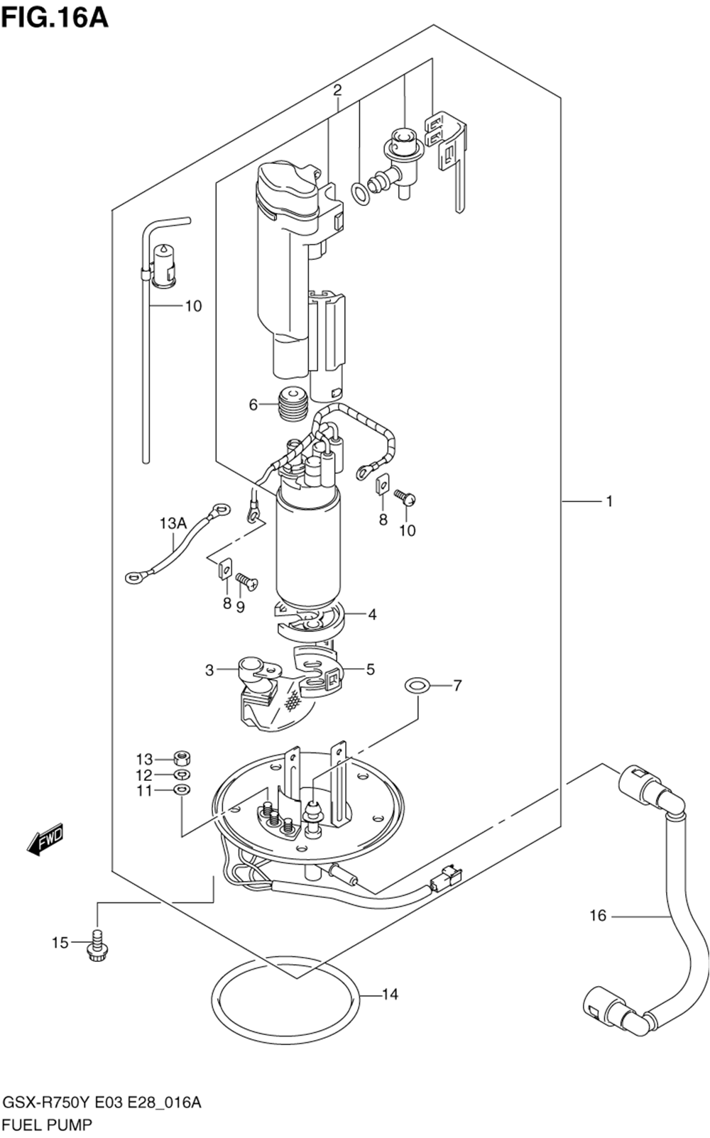 Fuel pump (model k2_k3)