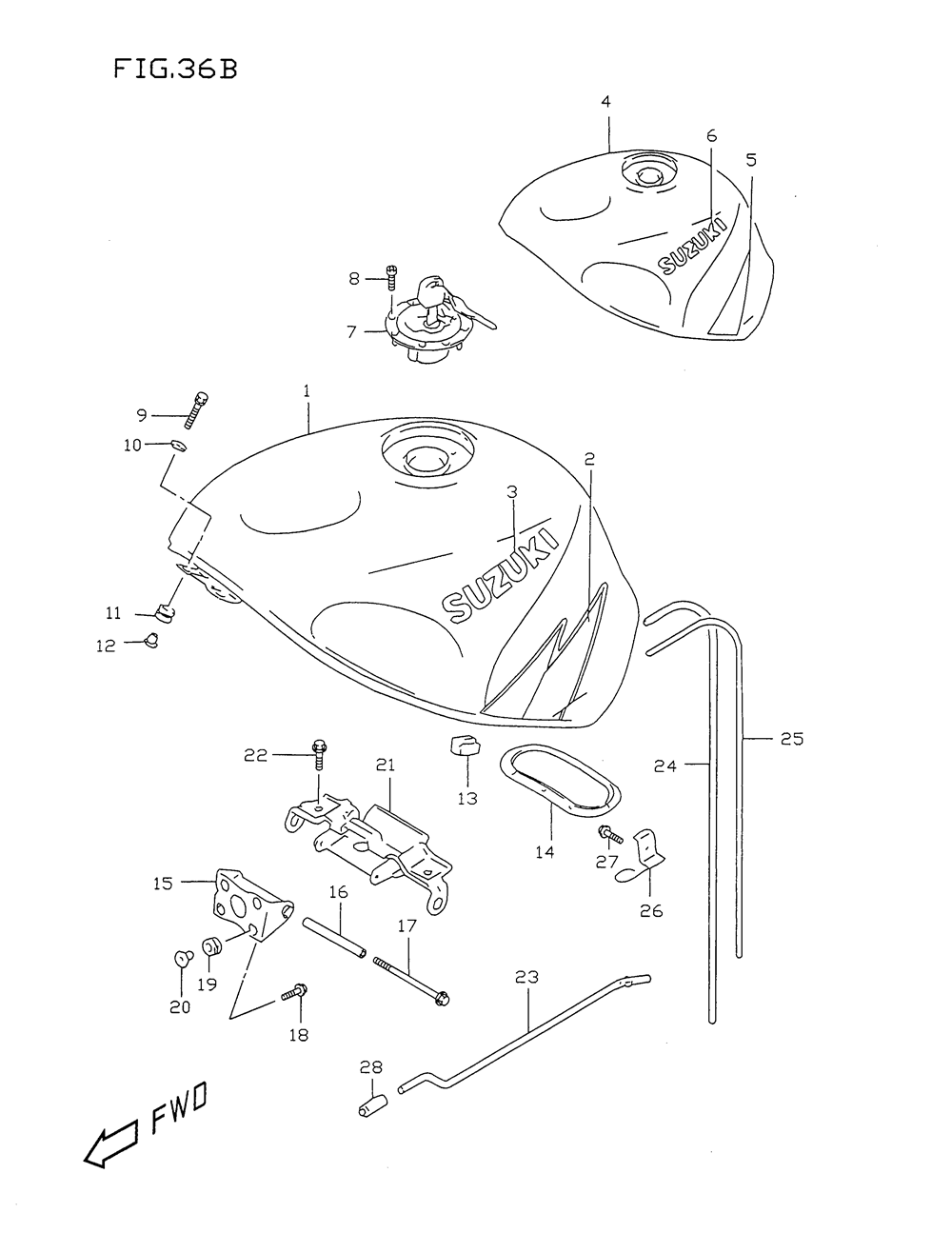 Fuel tank (model w)