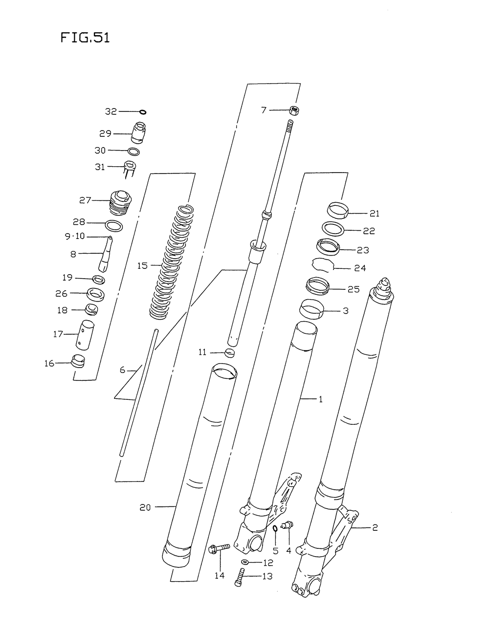 Front damper (model t_v)