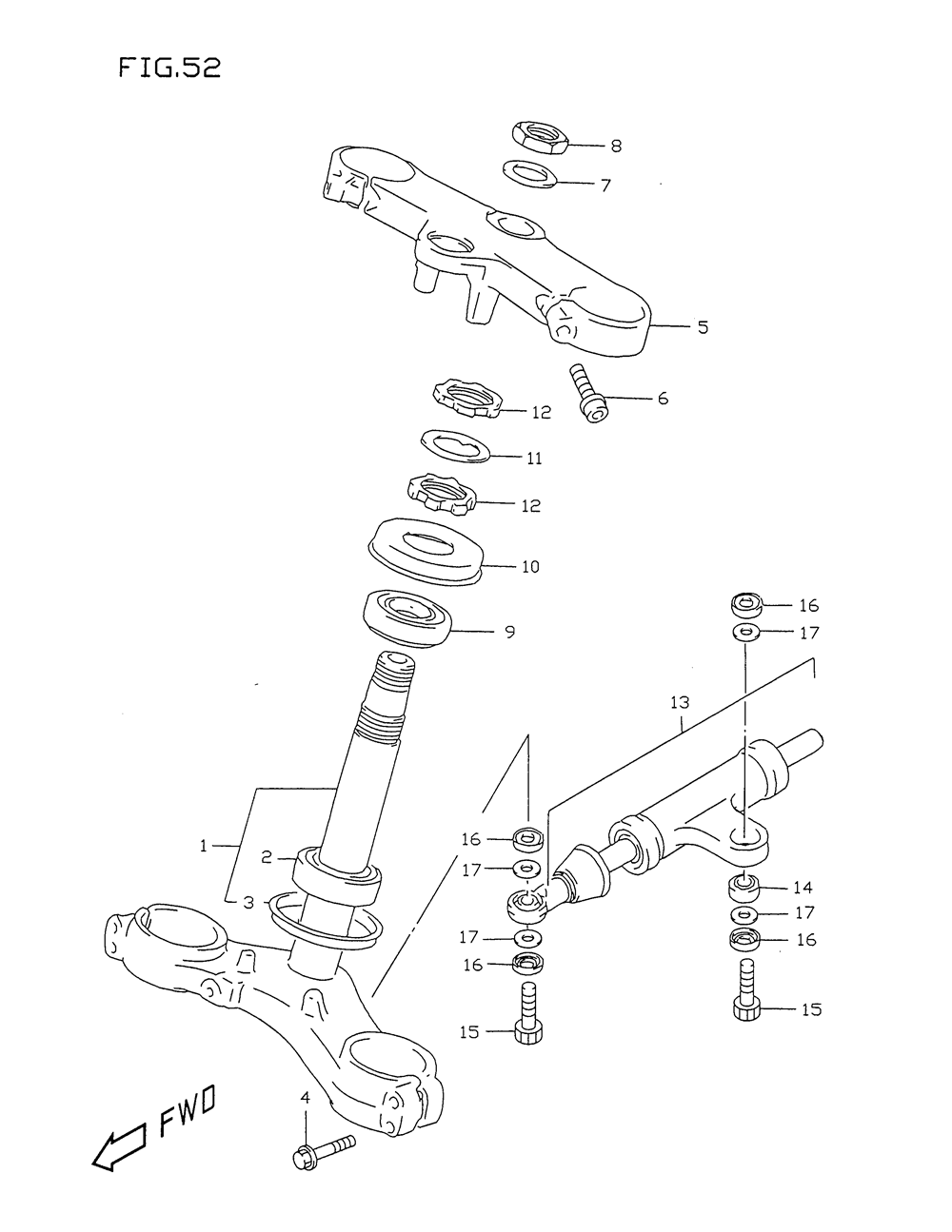 Steering stem