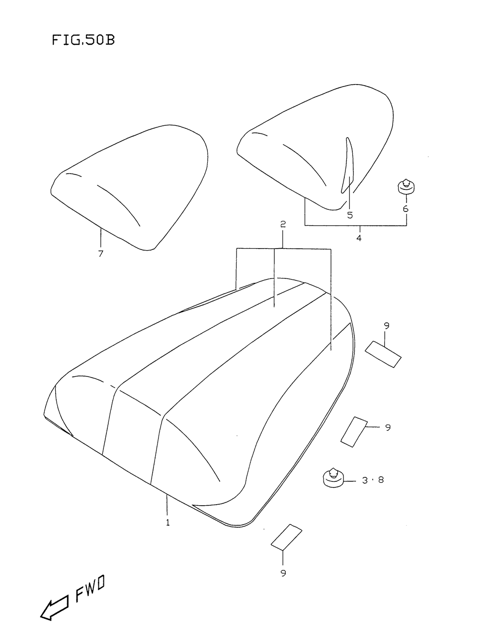 Seat tail box (model w_x)