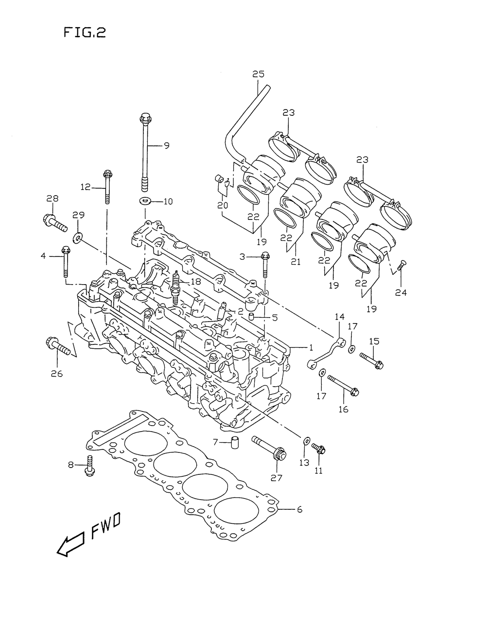 Cylinder head (model t_v)