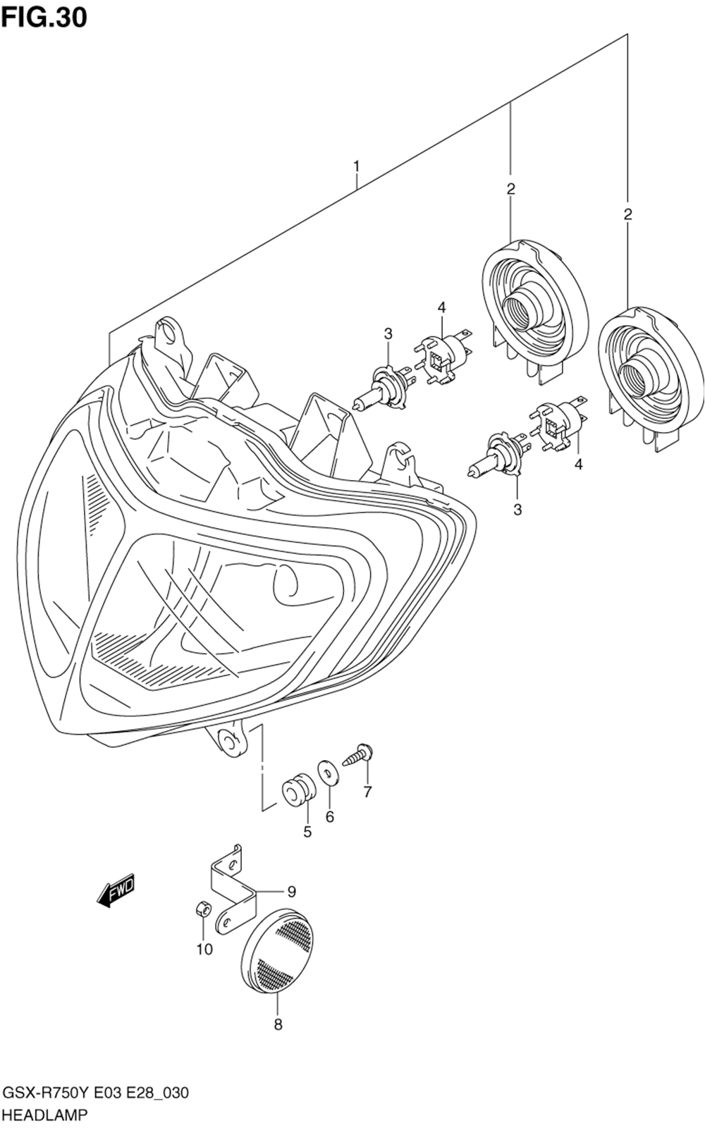 Headlamp (model y_k1)