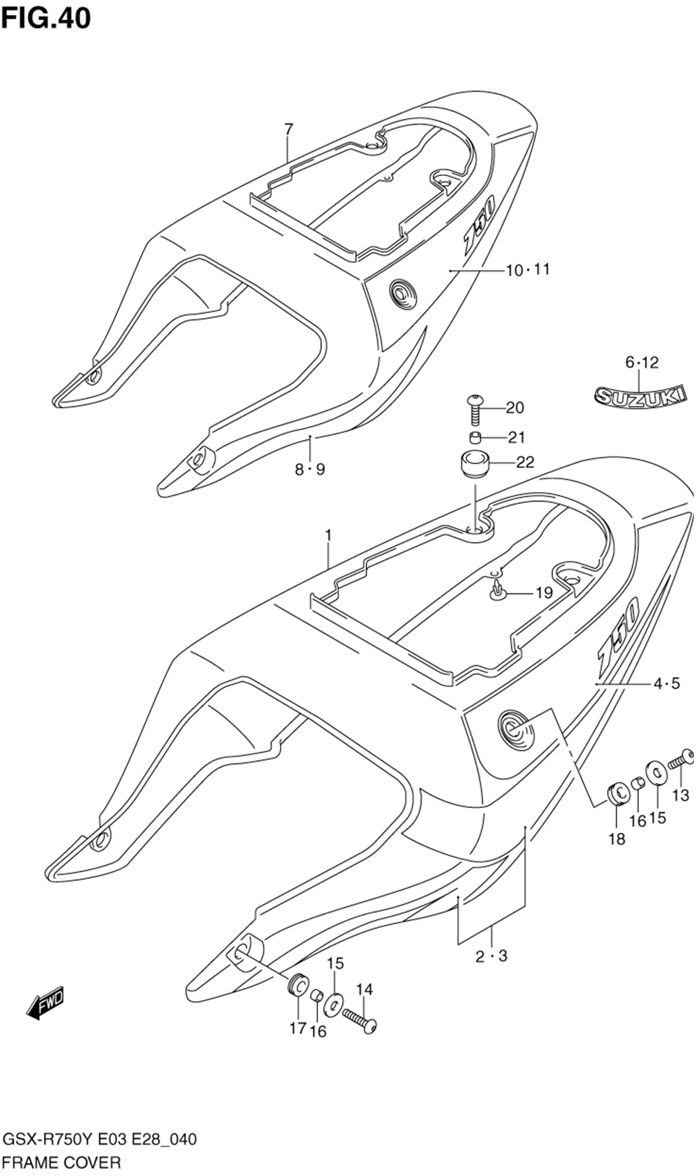 Frame cover (model y)