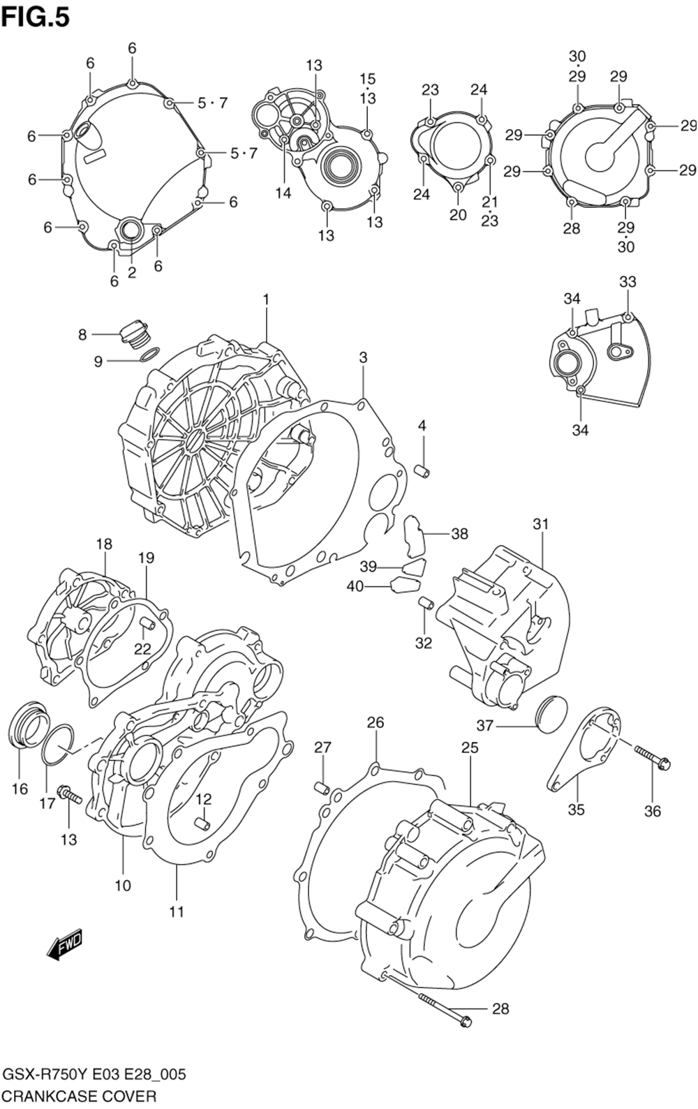 Crankcase cover