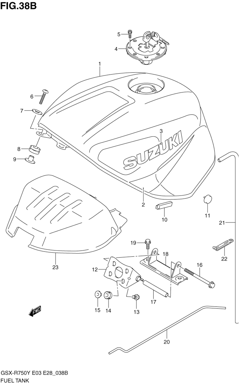 Fuel tank (model k2)