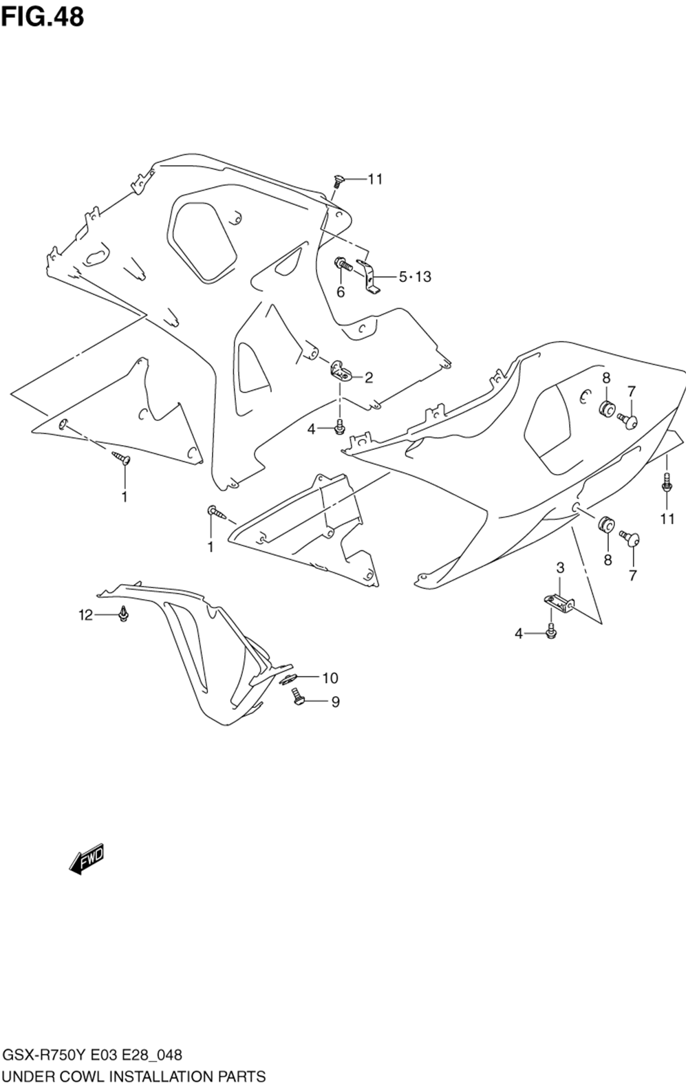 Installation parts