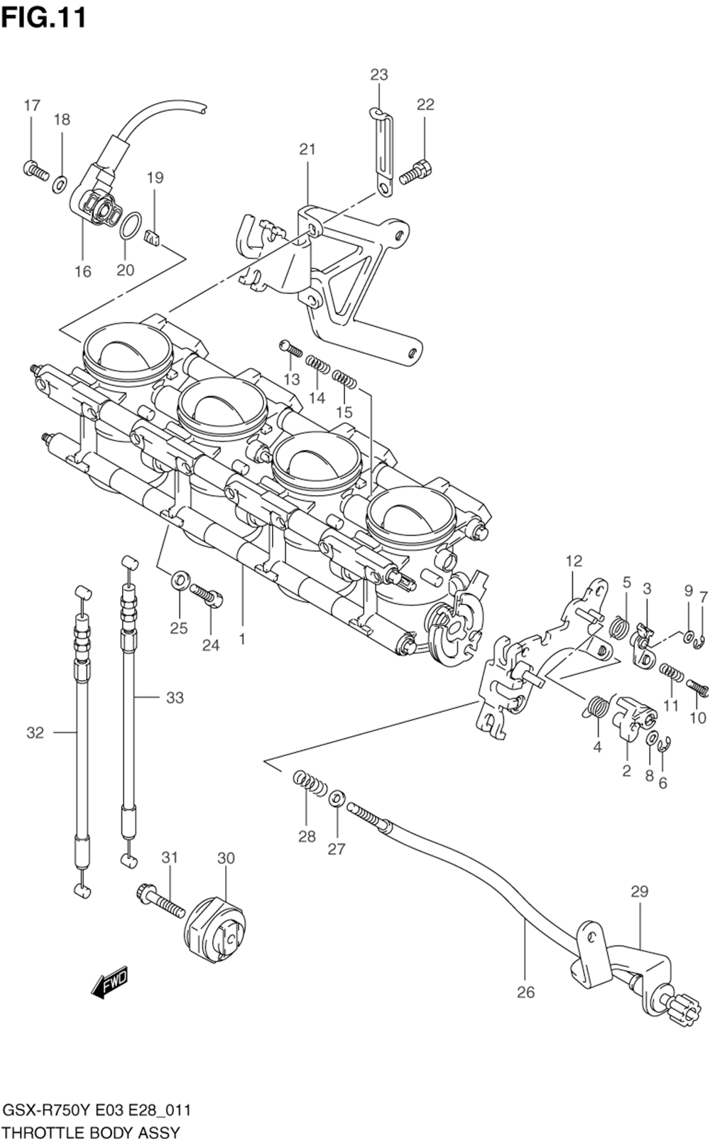 Throttle body (model y)