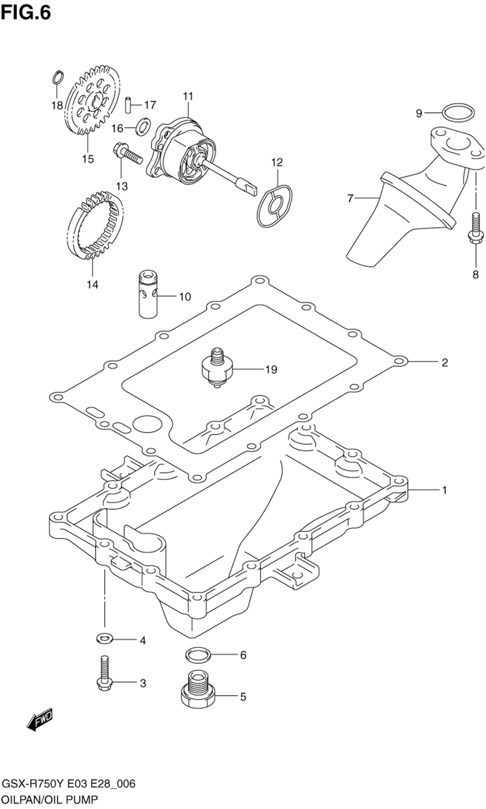 Oil pan - oil pump