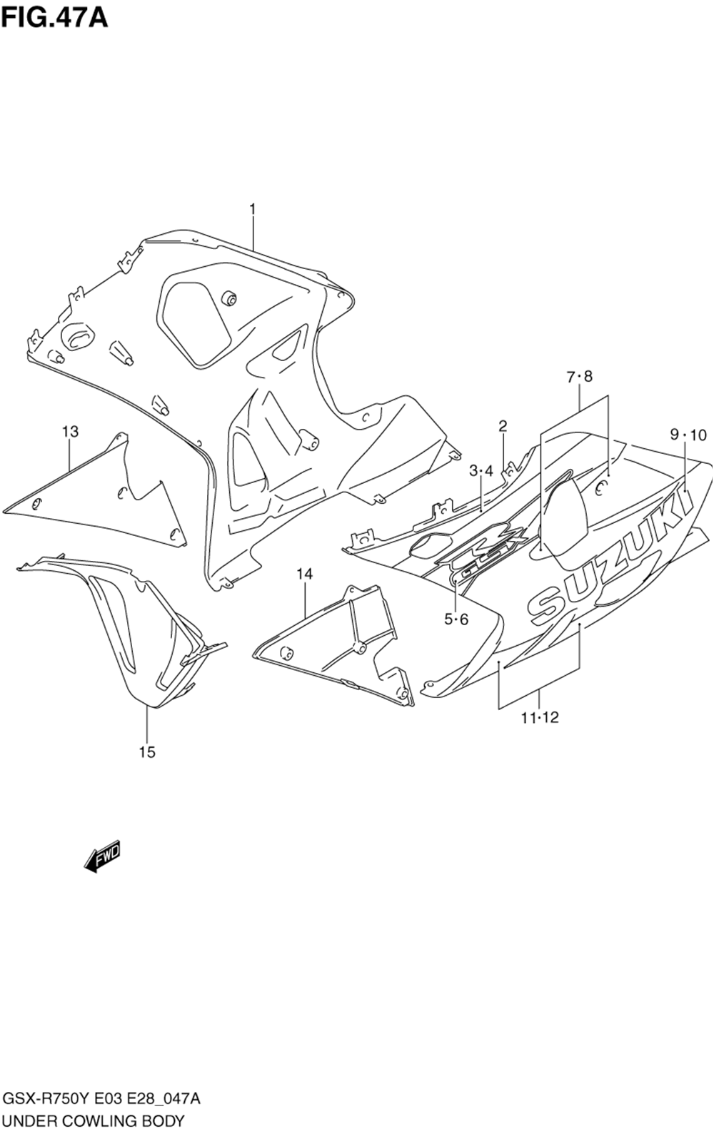 Under cowling (model k1)