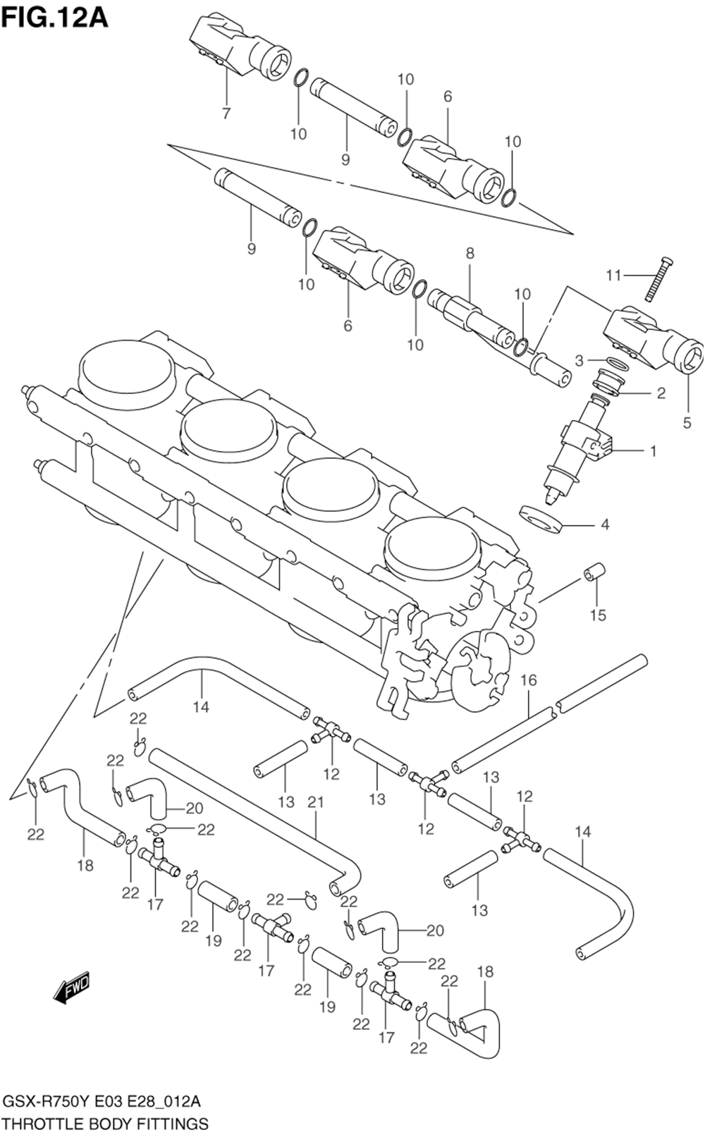 Throttle body hose_joint (model k1)